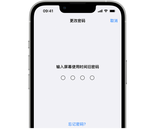 吴忠iPhone屏幕维修分享iPhone屏幕使用时间密码忘记了怎么办 