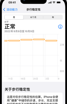 吴忠iPhone手机维修如何在iPhone开启'步行稳定性通知'