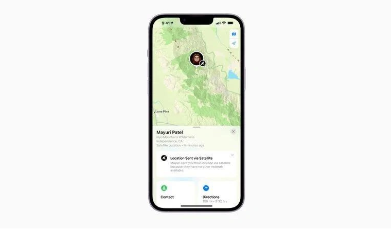 吴忠苹果14维修分享iPhone14系列中 FindMy功能通过卫星分享位置方法教程 